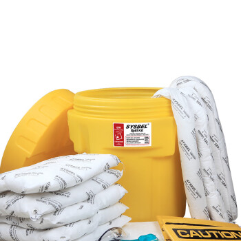 西斯贝尔（SYSBEL）SYK202 20加仑泄漏应急处理桶套装适用于大规模泄漏事故定做白色1套