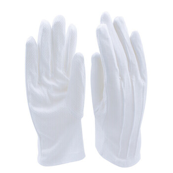 普舍（PUTSCHE）白手套 演出庆典检阅珠宝展示 PVC点珠涤纶款10双