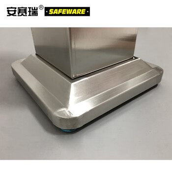 安赛瑞 不锈钢烟灰柱 落地立式烟灰缸 座地吸烟柱烟蒂柱 室外户外酒店灭烟垃圾桶 24440
