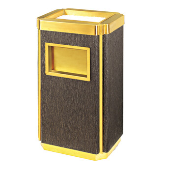 南 GPX-31D 金霸王南方座地烟灰桶 铜树皮纹 商场垃圾桶 酒店落地烟灰桶立式果皮桶商场垃圾筒