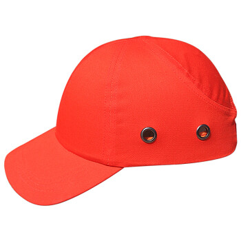 成楷科技（CK-Tech）防撞工作帽 CKT-CRCC-OR 轻便布安全帽防砸防尘 普通款 橘色