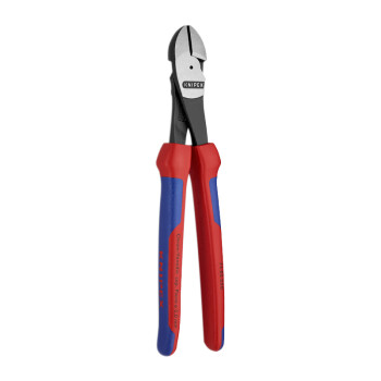 凯尼派克（KNIPEX）74 02 250 省力型斜口钳 抛光 双色手柄 250mm 切割类工具 钢
