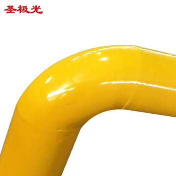 圣极光挡车器钢管M型护栏杆车库限位器钢管阻车器3米长可定制