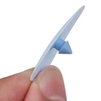 3M 383 呼气阀片 3200半面具配件 防尘 防毒面具零件 蓝色呼吸阀垫片 10片/袋 1袋