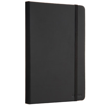 齐心 C5902 皮面笔记本A5 122张 黑色