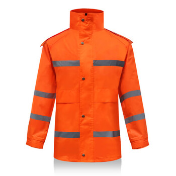 谋福CNMF 反光分体雨衣雨裤套装 户外成人分体骑行雨衣可定制YGJ01 3XL-185  8029