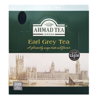 AHMAD格雷伯爵红茶调味茶餐饮烘焙酒店独立茶包英式袋泡茶100茶包亚曼