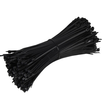 BOWERY自锁式尼龙扎带国标理线束线带多功能电线捆绑扎带扣线带5*400mm白色 250根/包  1包