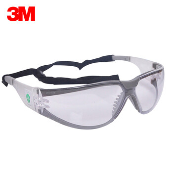 3M 11394护目镜 防尘防雾防风防沙飞溅男女骑行眼镜户外风镜5付装 定做