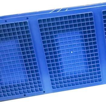 兰诗（LAUTEE）EU12428物流箱大号长方形周转箱仓储快递收纳箱 蓝色1200*400*280