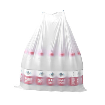 兰诗（LAUTEE）DA4077 平口垃圾袋彩色塑料袋 2套玫瑰金45×50cm超厚（5卷100只）/套