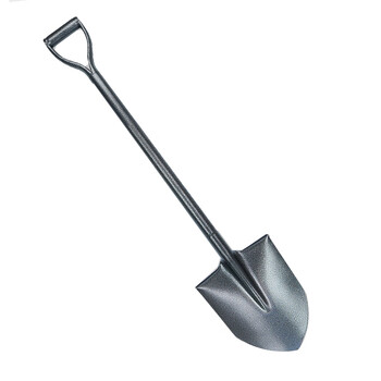 谋福（CNMF）9950全钢园艺小铲子户外园林挖土工具农用种植铁锹铁锨家用养花钢 锰钢一体尖锹（120型）