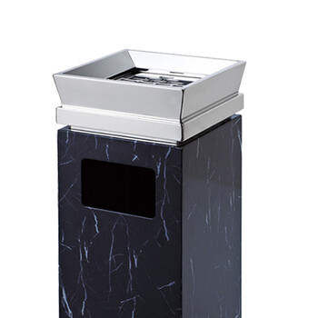 南 GPX-7R04 皇冠座地 南方烟灰桶 镜钢 办公楼立式创意座地烟灰桶户外垃圾箱大厅大堂电梯口烟灰桶