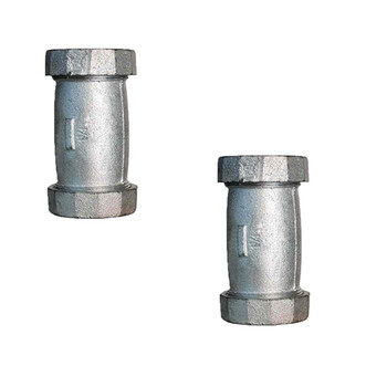 波浩 BOHAO dn25  镀锌/玛钢短速接  快速玛钢镀锌接头 水管镀锌铁活接头 铁管快接  一个价 10个起售