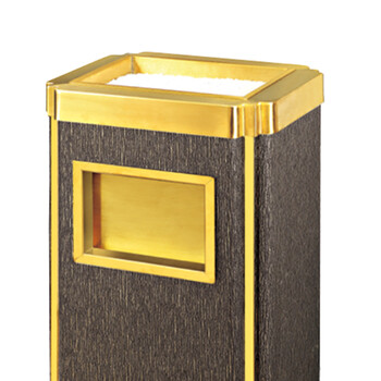 南 GPX-31D 金霸王南方座地烟灰桶 铜树皮纹 商场垃圾桶 酒店落地烟灰桶立式果皮桶商场垃圾筒