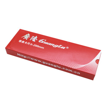 广陆guanglu 带表卡尺0-200mm 分辨率0.02 不锈钢游标卡尺 表盘卡尺 高精度 代表工业级油标