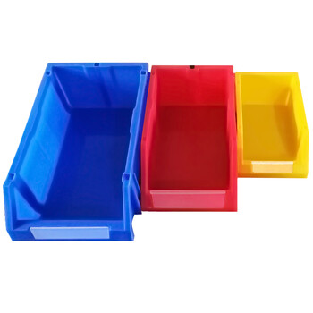 兰诗（LAUTEE）C1# 组合零件盒 组合式元件盒 塑料箱螺丝盒 配件收纳盒 蓝色610*410*225