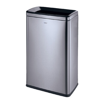 南 SF40-F01 南方方形环境桶 砂银钢 商用酒店宾馆客房不锈钢垃圾桶 房间桶 果皮桶 内桶容量40升