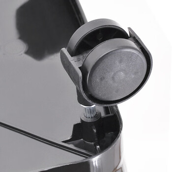 益美得YY-D060大号分类垃圾桶环卫物业户外带轮垃圾桶果皮箱 苏州款50L灰色厨余垃圾