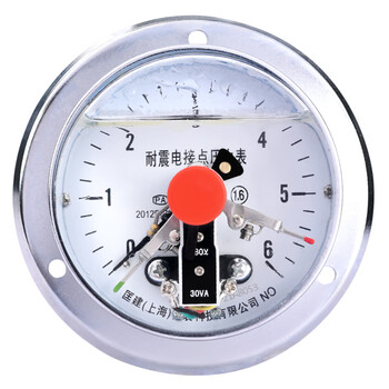 匡建仪表（CONJANT）YTNXC-100ZT 耐震电接点压力表磁助式 30VA充油抗振 0-6mpa 轴向 