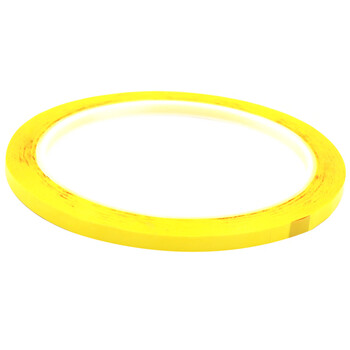 海斯迪克 5S桌面定位胶带 标识划线警示线（5卷）黄5MM*66M HKJD-12