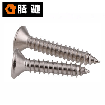 腾驰 CT 304 十字沉头自攻钉 GB846 不锈钢自攻螺丝 ST4.2系列 ST4.2*25（750支/盒）