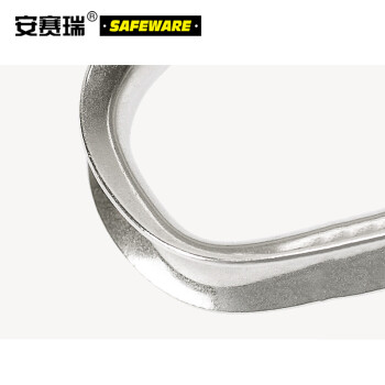 安赛瑞 304不锈钢套环 鸡心环护套三角环 钢丝绳套 M12×40mm 10个装 23257