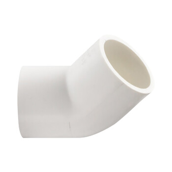 联塑 LESSO 45°弯头(PVC-U给水配件)白色 dn32
