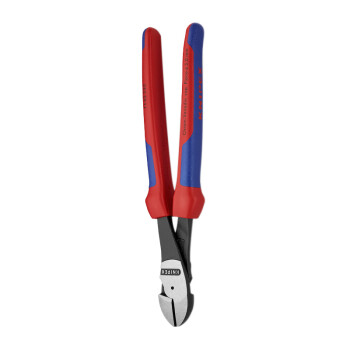 凯尼派克（KNIPEX）74 02 250 省力型斜口钳 抛光 双色手柄 250mm 切割类工具 钢