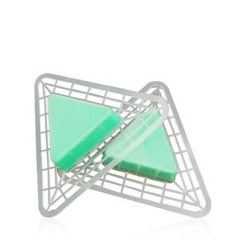 庄太太【1块价格（两块起拍）】男士卫生间小便池三角尿斗香块过滤网清洁芳香球