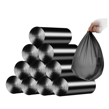 庄太太 【45*55彩色3000只/箱】一次性塑料分类垃圾袋办公室物业打包袋