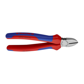 凯尼派克（KNIPEX）70 02 180 通用型斜口钳 抛光 双色手柄 180mm 切割类工具 钢