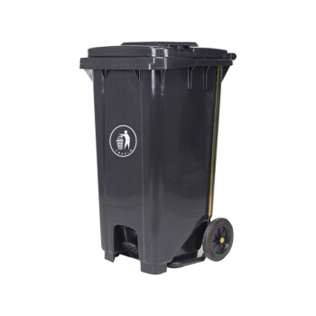 星工（XINGGONG）户外大号垃圾桶240L120L环卫分类塑料垃圾桶特厚物业挂车桶定制 240L加厚款灰色