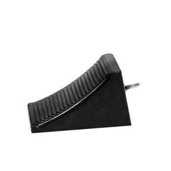 稳斯坦 橡胶止退器  三角轮支垫 止滑器 坡道汽车轮胎阻退器WST187 (款式二165*90*93)