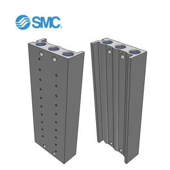 SMC SS5Y3-20-10 5通电磁阀 直接配管型集装式 整块型底板/各自配线 集装式型号 20型10阀 适用SY3000系列