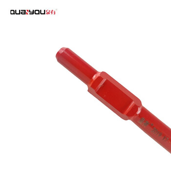 泉有（quanyou）电镐镐钎镐头凿子 五坑 四坑 六角尖凿 扁凿电动工具附件 QY-65A扁30*410（自磨）