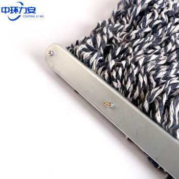 中环力安【蓝白15cm木杆】木杆拖把棉线大堂老式墩布尘推拖布工厂物业吸水拖把