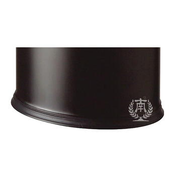 南 GPX-45B 南方椭圆双层垃圾桶 黑色 商用酒店宾馆客房垃圾桶 房间桶 果皮桶 内桶容量10.33升