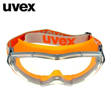 uvex优唯斯 9002245 防飞溅防风沙骑行防冲击 打磨工业粉尘透明防尘防护眼镜 定做 1副