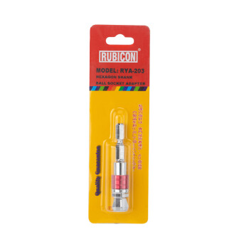 罗宾汉（RUBICON）波头套筒接头RYA-203 3/8"电动扳手套筒转换接头转换器电钻转接头风批套筒连接杆