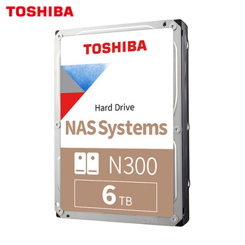 东芝（TOSHIBA）6TB NAS网络存储机械硬盘私有云家庭文件存储7200转 512MB SATA接口N300系列