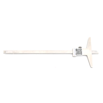 广陆guanglu 深度游标卡尺0-200mm 不锈钢游标深度尺深度台阶测量