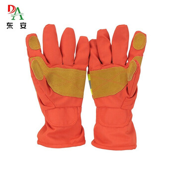 东安(DA)17款消防员抢险救援手套 耐磨隔热阻燃 标准GA633-2006 定做 1双