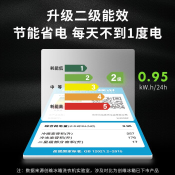 创维(SKYWORTH) 450升双变频风冷无霜冰箱对开门冰箱双开门家用电冰箱 净味养鲜 超薄嵌入W450BP