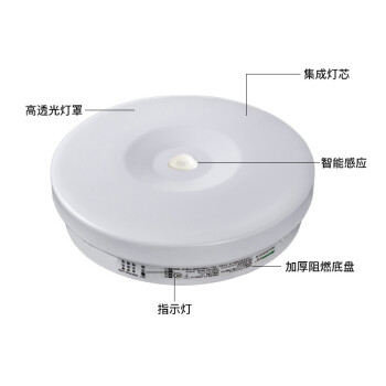 东君 LED人体感应吸顶灯 过道走廊楼道照明灯 支持强启 DJ-03A 12W 白光