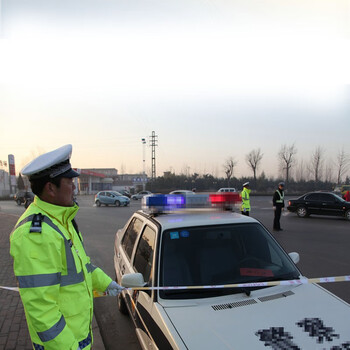 坚冠 安全隔离警示线 约50米 交通工程警告分割带警戒线 盘式警示带可反复使用