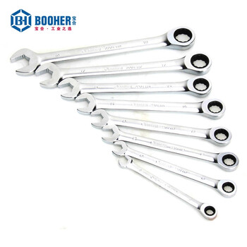 宝合(BOOHER)8件全抛光两用快扳组套 2200402