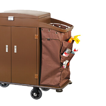 南 C-87A 南方客房服务车 铁烤漆 酒店双边客房服务车宾馆房口车布草收集车手推车清洁工作车