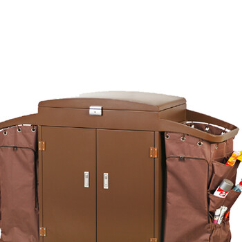 南 C-87A 南方客房服务车 铁烤漆 酒店双边客房服务车宾馆房口车布草收集车手推车清洁工作车