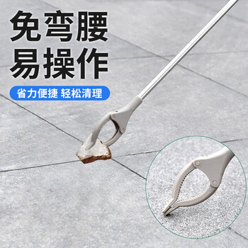 者也（ZYE）垃圾钳垃圾夹子拾物器取物器不锈钢长柄垃圾夹卫生夹捡垃圾夹子环卫用品 120CM加厚不锈钢